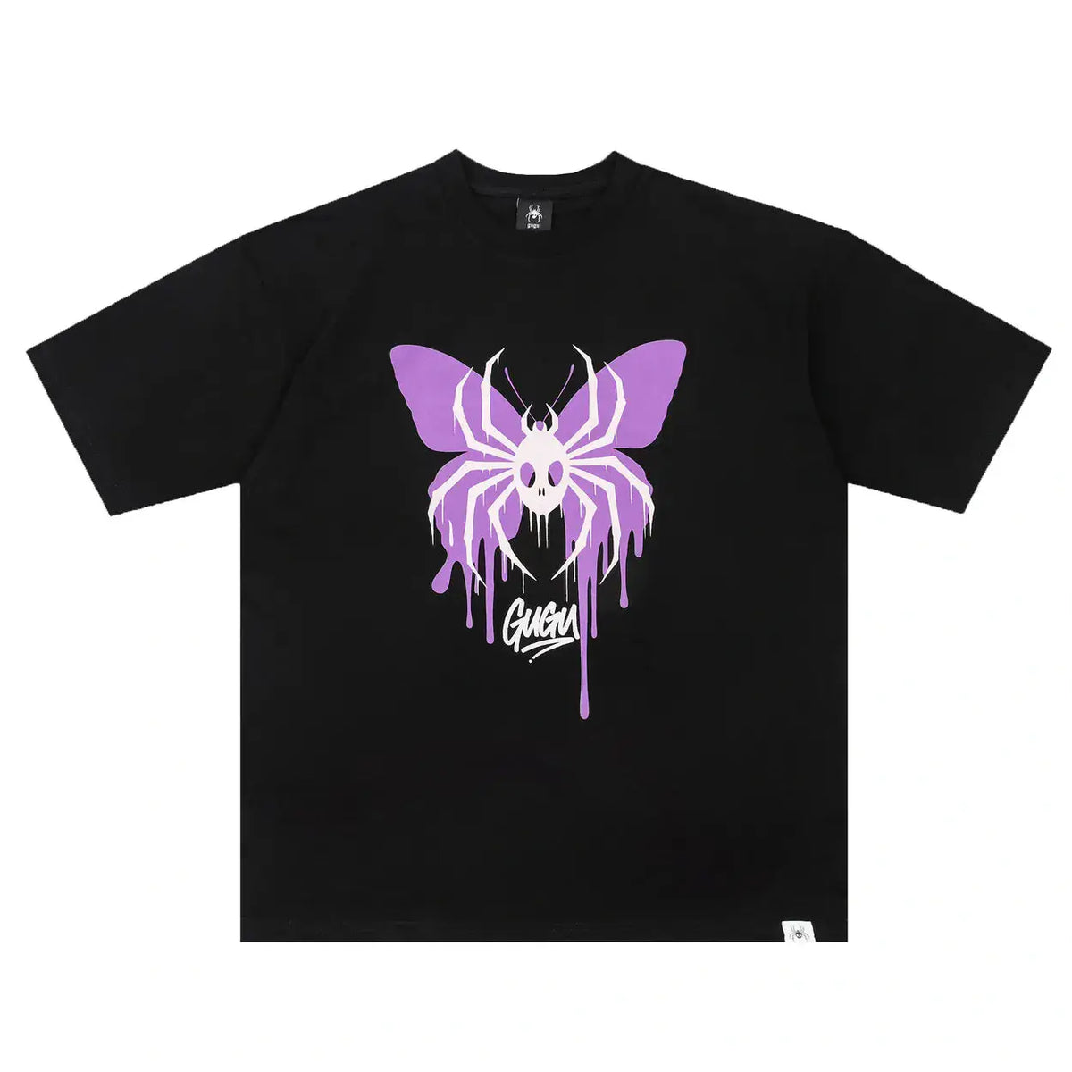 GUGU t-shirt "GUGU BUTTERFLY" black