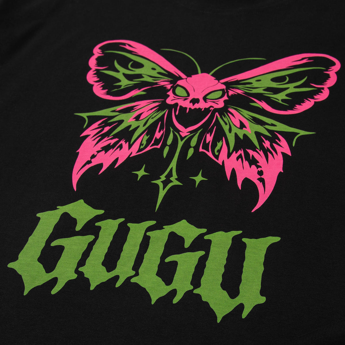 GUGU t-shirt "GUGU BUTTERFLY EVOLUTION" black