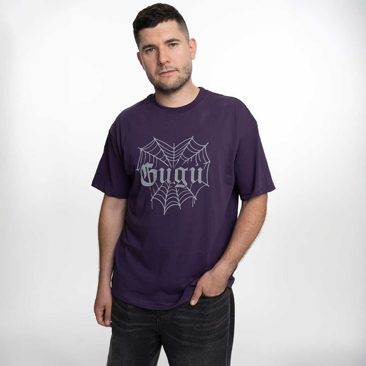 GUGU t-shirt "GUGU HEARTWEB" violet