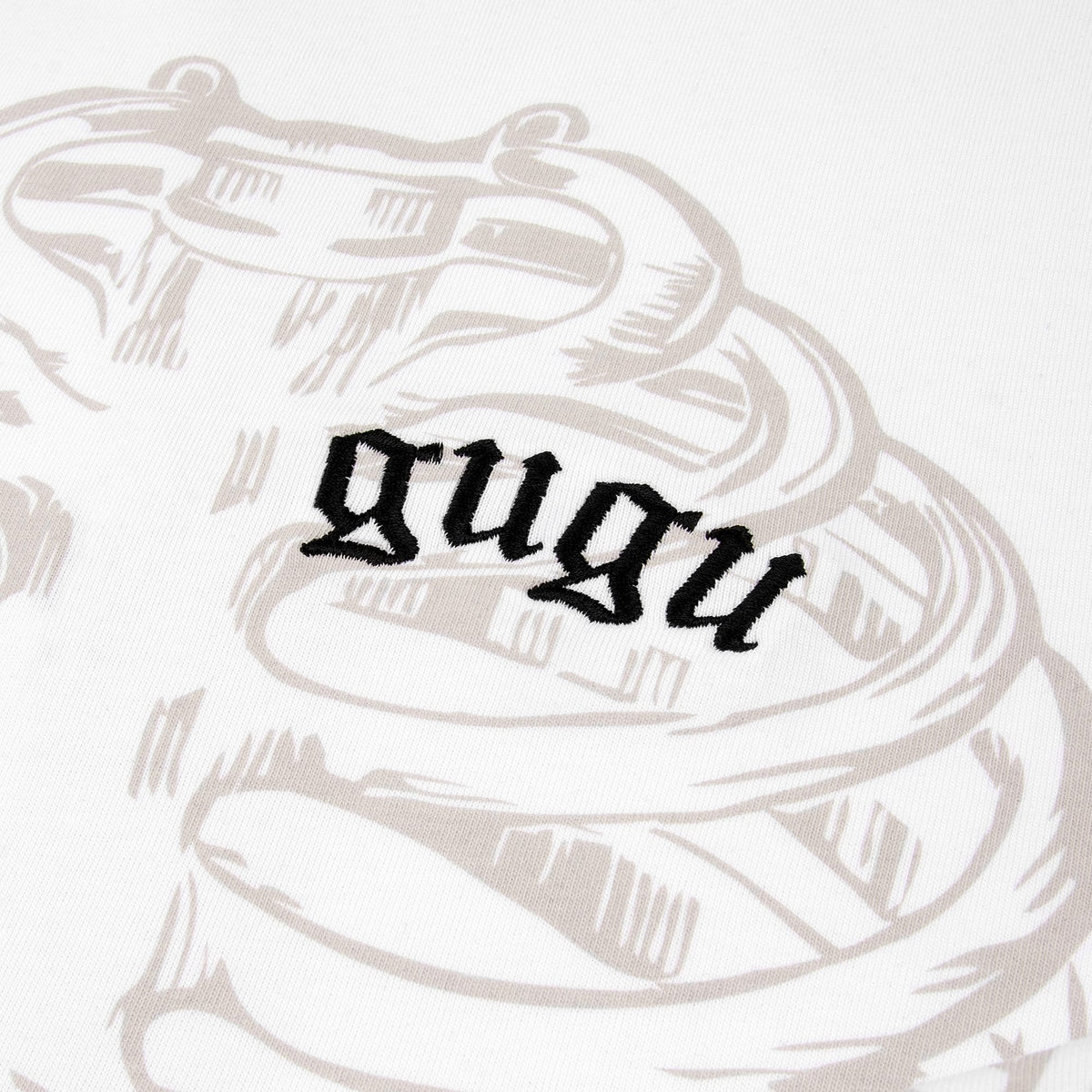 GUGU t-shirt "GUGU BREATHE" white