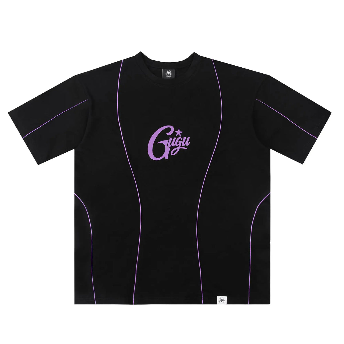 GUGU t-shirt "GUGU CUTS" black & violet