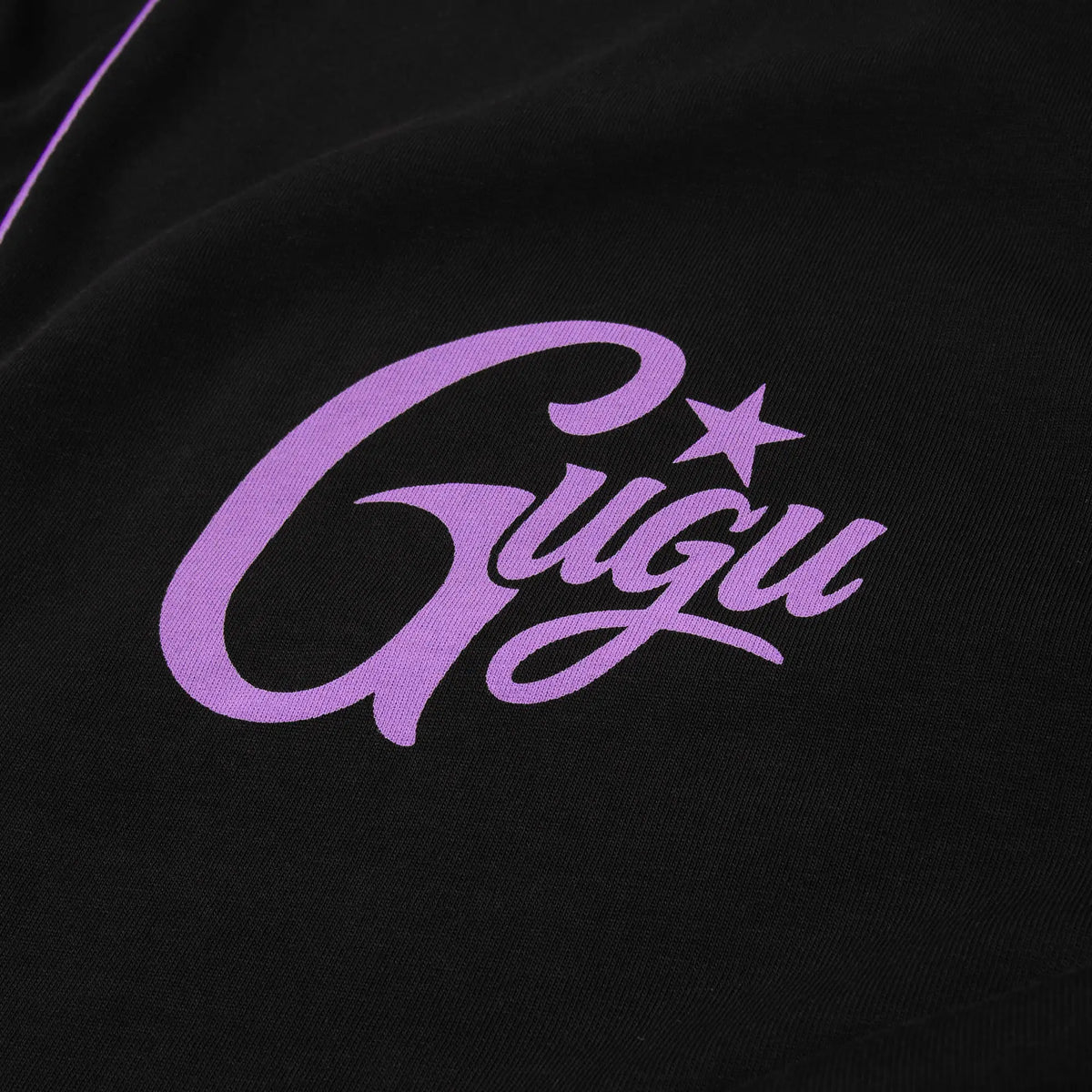 GUGU t-shirt "GUGU CUTS" black & violet